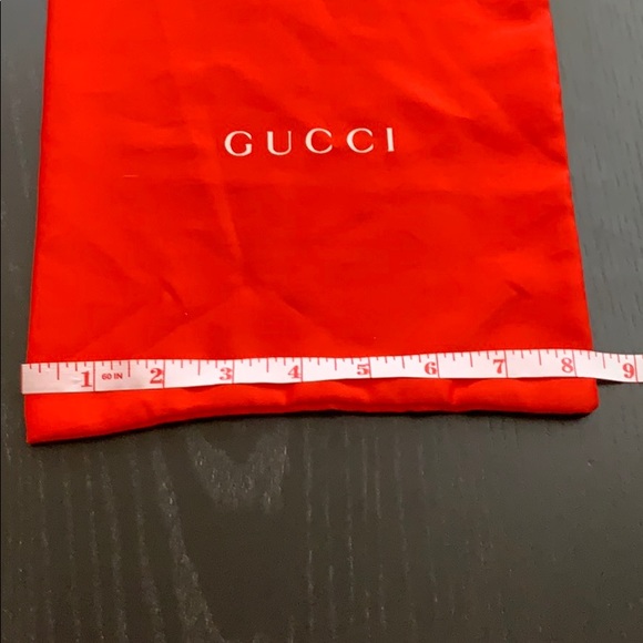 Silky Set of 2 Red Gucci Dust Bags - Picture 10 of 11